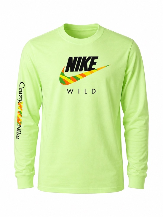 Nike Other - Nike Wild boy’s Long-Sleeve T-Shirt - Neon Green